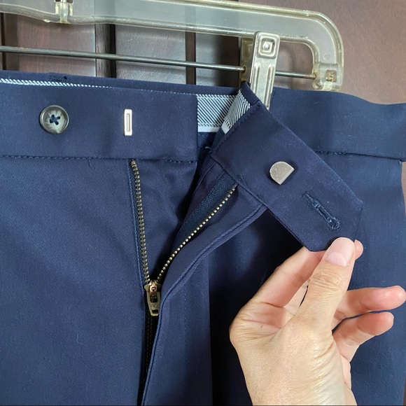 Croft & Barrow Classic-Fit Navy Blue Pants Size 34 - Picture 6 of 15